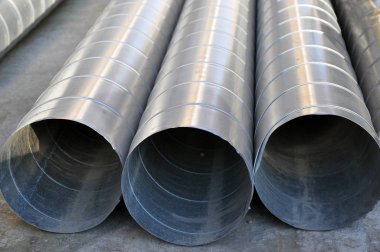 Çeşitli havalandırma sistemleri için galvanizli sacdan yapılmış elemanlar ve parçalar,