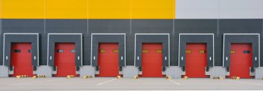 Lojistik ambar karmaşık yenilikçi. Depolama, sıralama ve ürünlerin taşınması için mükemmel çözüm