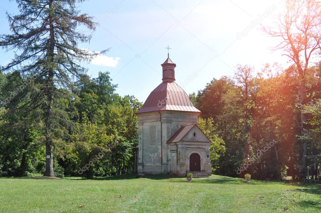 Republic of Belarus, Pinsky district, Duboe village. Chapel of the Exaltation of the Cross