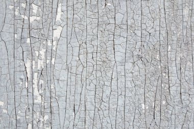 Çatlak boyalı eski ahşap yüzey. Arkaplan, doku