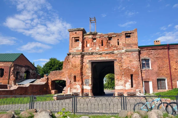 Memorial Complex Brest Hero Fortress Belarus Brest Terespolskie Gates — Stock Photo, Image