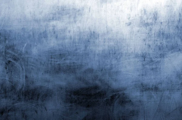 Edelstahl Geschliffene Und Gealterte Oberfläche Hintergrund Textur Klassisch Blau — Stockfoto
