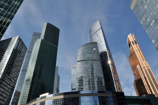 Moscú Rusia Septiembre 2020 Edificios Gran Altura Del Centro Negocios — Foto de Stock