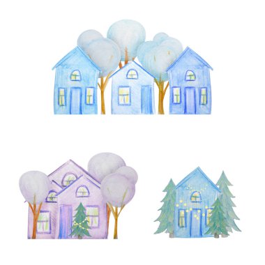 stilize çiçek şirin suluboya çizimi ile Seamless Modeli.