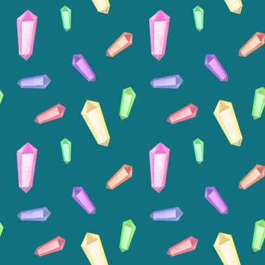 guaj sihirli Dikişsiz desen rengi kristal ile