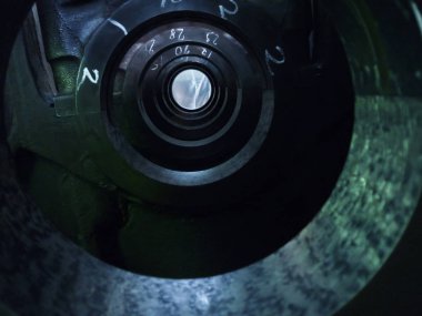 gemi sökülmüş blok karter. Onarım. Krank Mili Yatak Restorasyonu