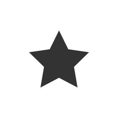 Favori yıldız simgesi düz