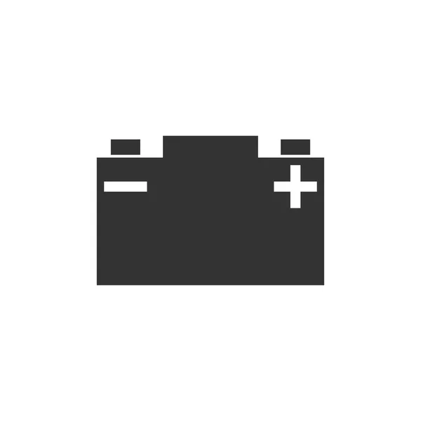 Voiture icône de batterie plat — Image vectorielle