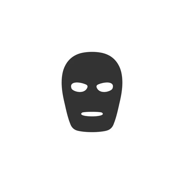 Icono de máscara plano — Vector de stock
