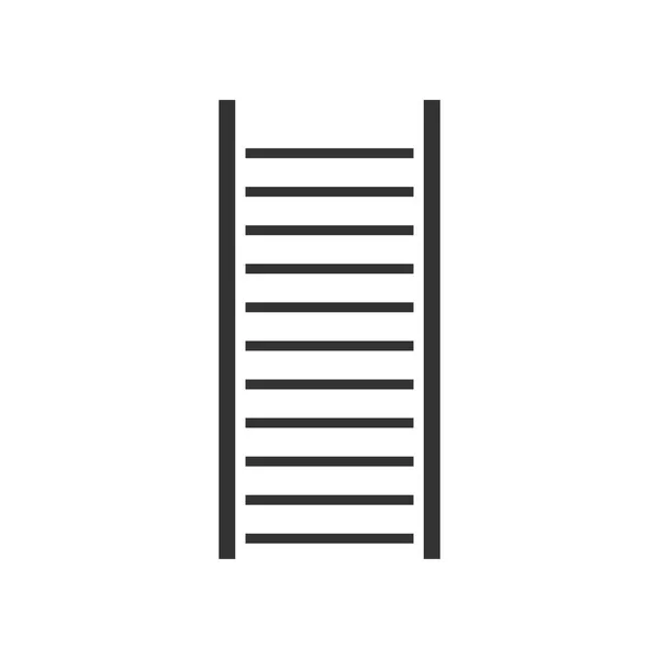 Icono de escalera plano — Archivo Imágenes Vectoriales