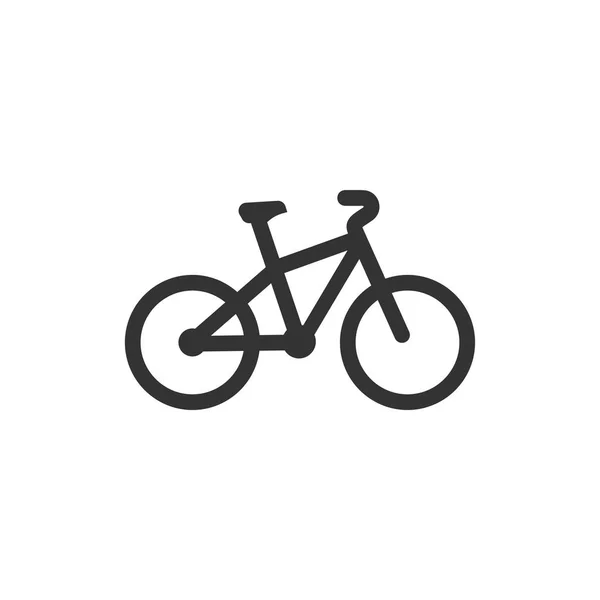 Bicicleta icono plano — Archivo Imágenes Vectoriales