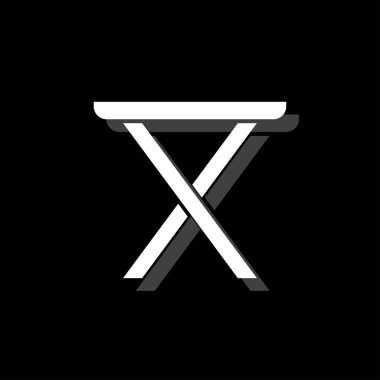 Sandalye. Gölge beyaz daire basit simgesi