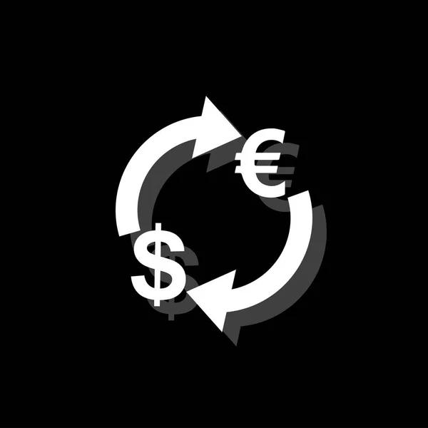 Icône Exchange plat — Image vectorielle