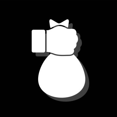 El vererek para simgesi düz