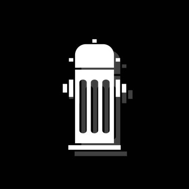 Yangın hidrant simgesi düz