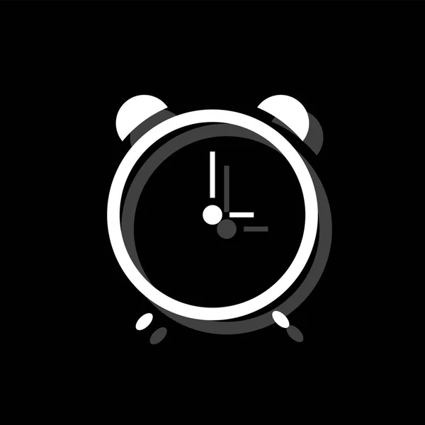 Rearm wake-up time icon flat — стоковый вектор