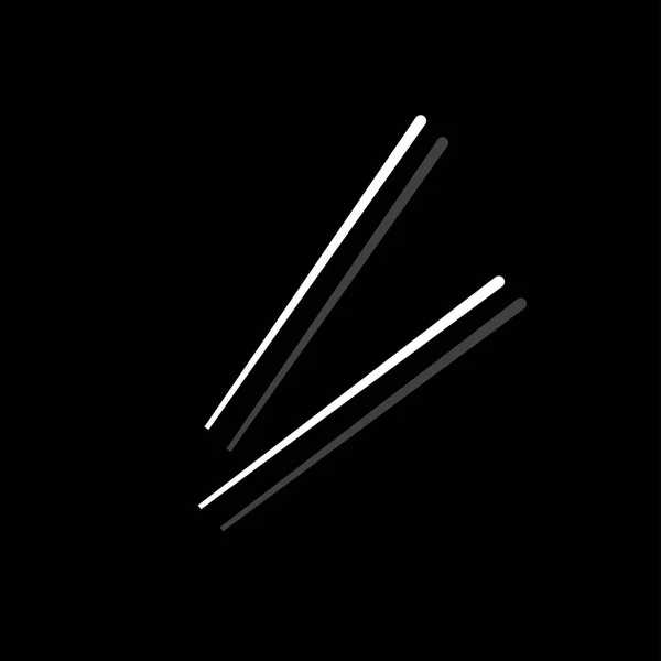 Baguettes icône plat — Image vectorielle
