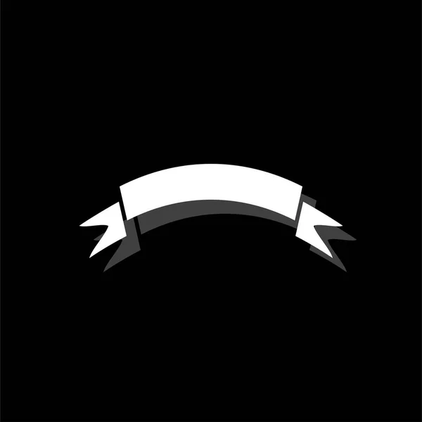 Banner-Symbol flach — Stockvektor