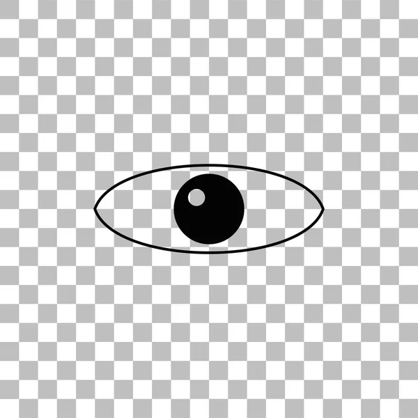 Eye icon flat — Stock Vector