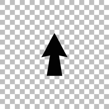 Düz ok yukarı simgesi