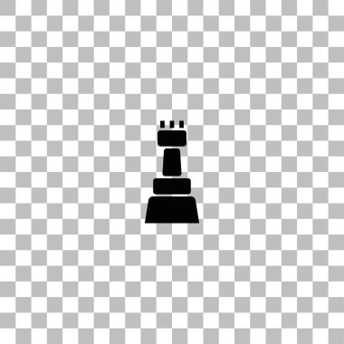 Satranç simgesi düz