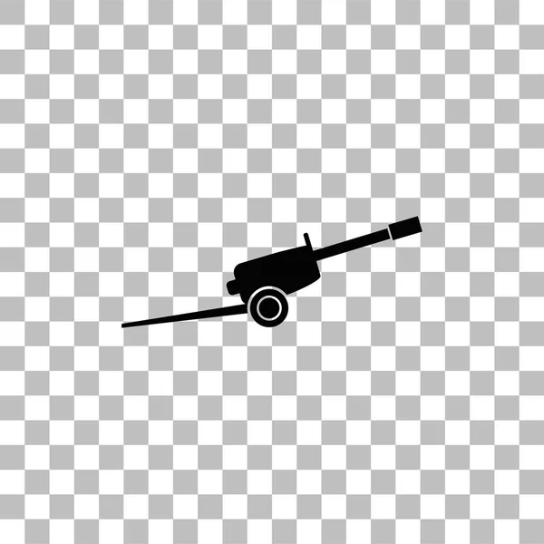 Howitzer icono plano — Vector de stock