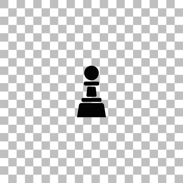 Icono de ajedrez plano — Vector de stock