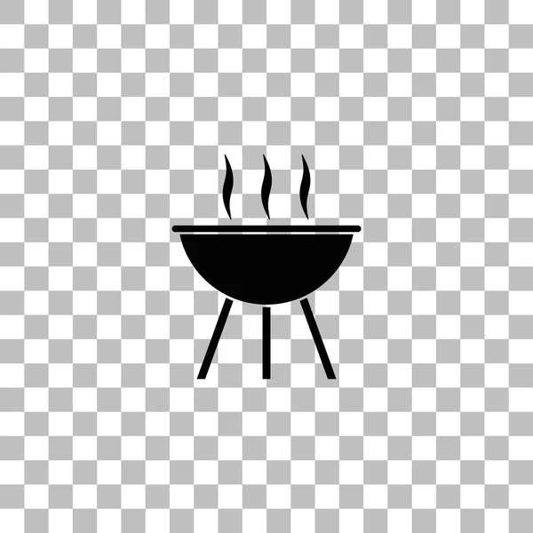 焙烧炉烧烤图标平 — 图库矢量图片