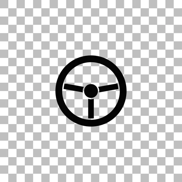 Steering Wheel icon flat — Stock Vector