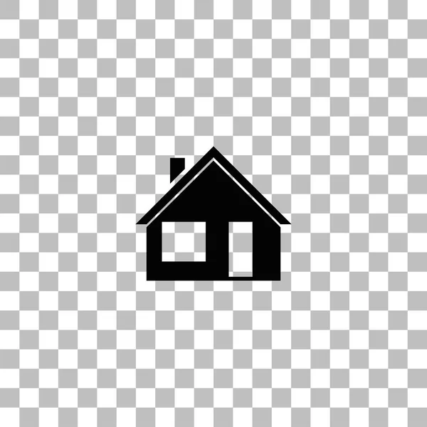 Icône maison plat — Image vectorielle