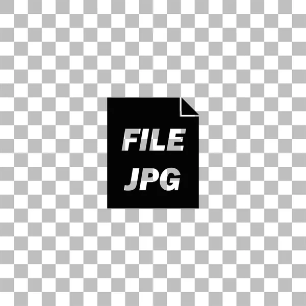 Jpeg-Symbol flach — Stockvektor