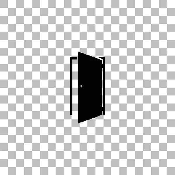 Icône de porte plat — Image vectorielle