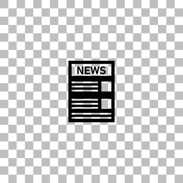 News icon flat — Stock Vector