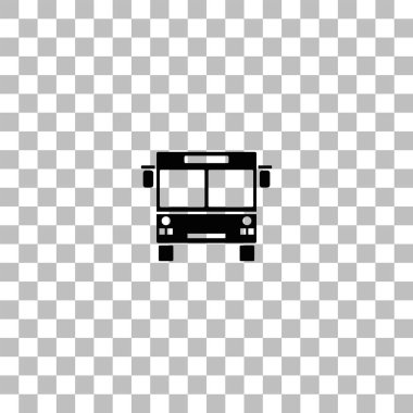 Otobüs simgesi düz