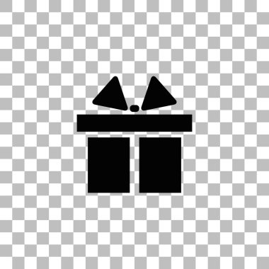 Hediye kutusu simgesini düz