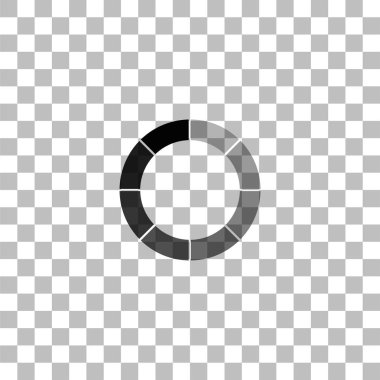 Yükleme çubuğu simgesi düz