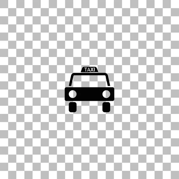 Taxi coche icono plano — Vector de stock
