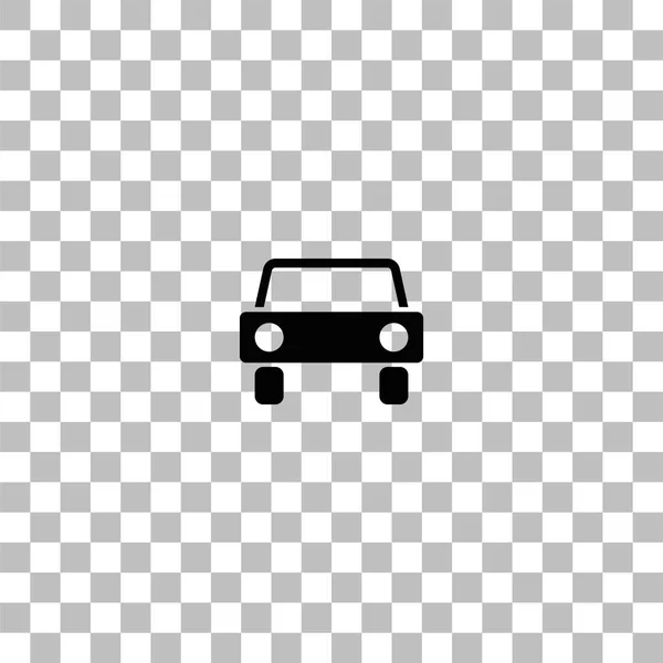 Auto pictogram plat — Stockvector