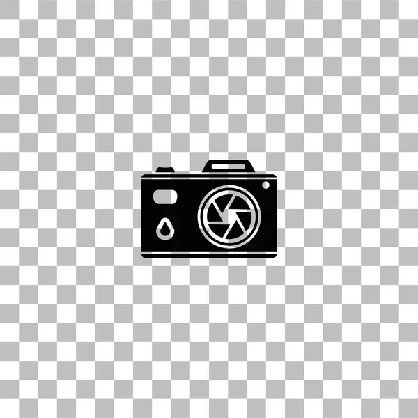 Icône caméra plat — Image vectorielle