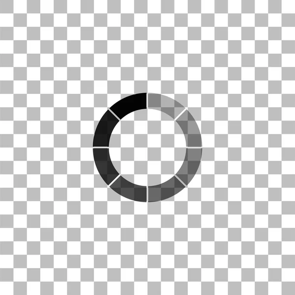 Barre de charge icône plat — Image vectorielle