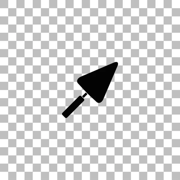 Icône truelle plat — Image vectorielle