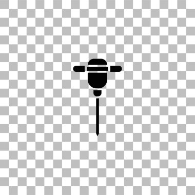 Jackhammer simgesi düz