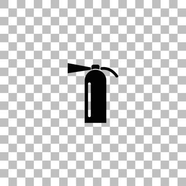 Yangın söndürücü simgesi düz