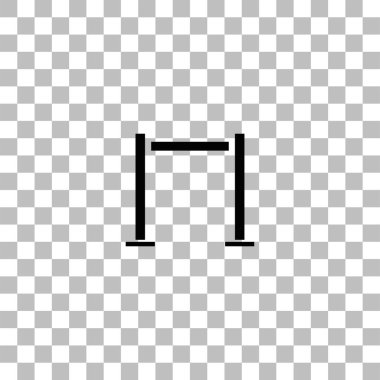 Yatay simge düz bar