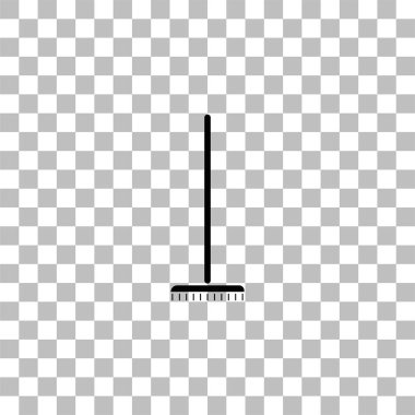 Bahçe komisyon simgesi düz