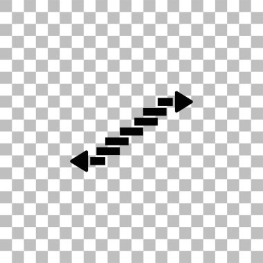 Merdiven simgesi düz