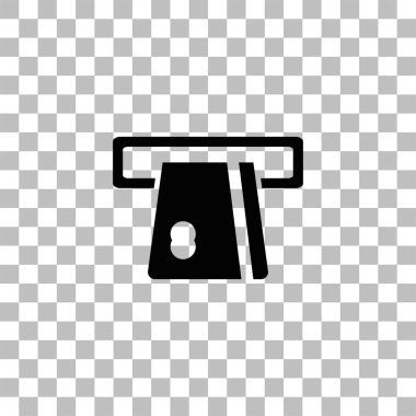 ATM nakit simgesi düz