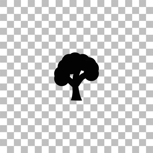 Baum-Symbol flach — Stockvektor
