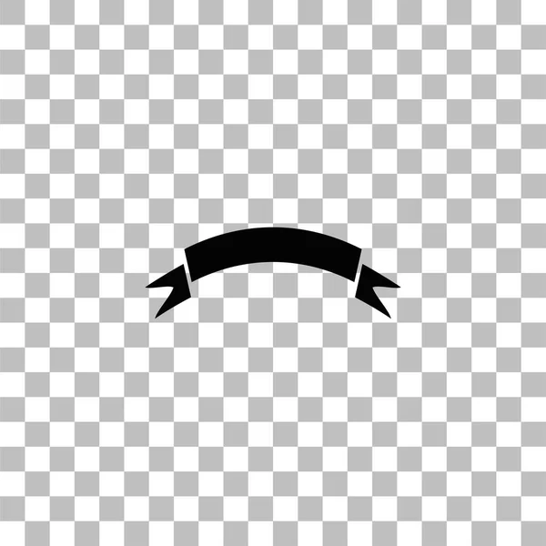 Icône de bannière plat — Image vectorielle