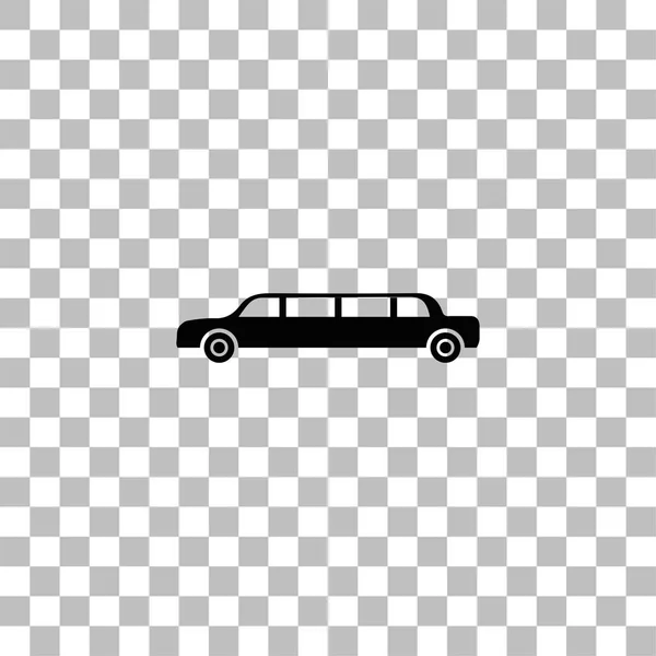 Limousine icon flat — Stock Vector